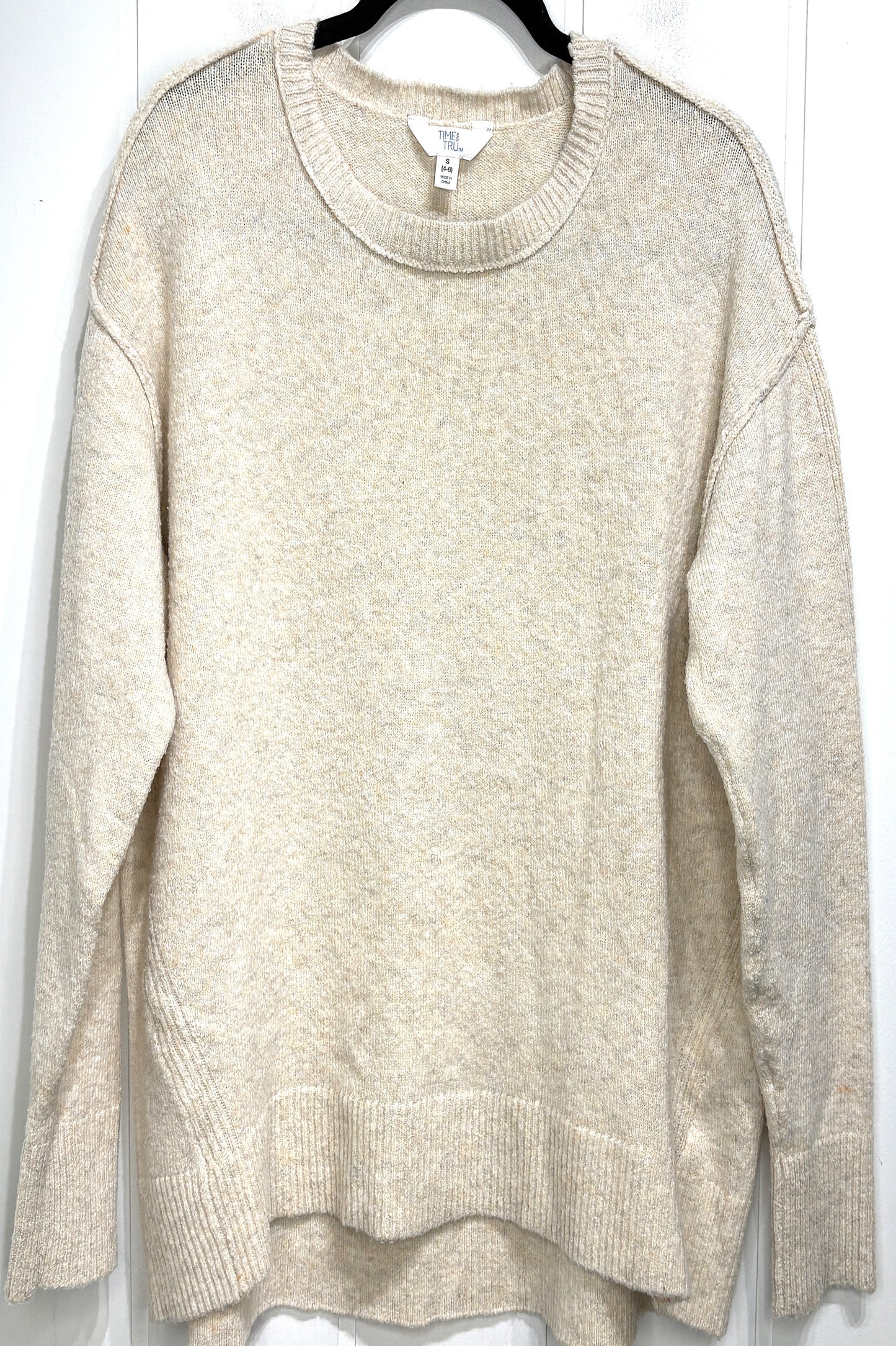 Time and Tru Ribbed Hem Sweater