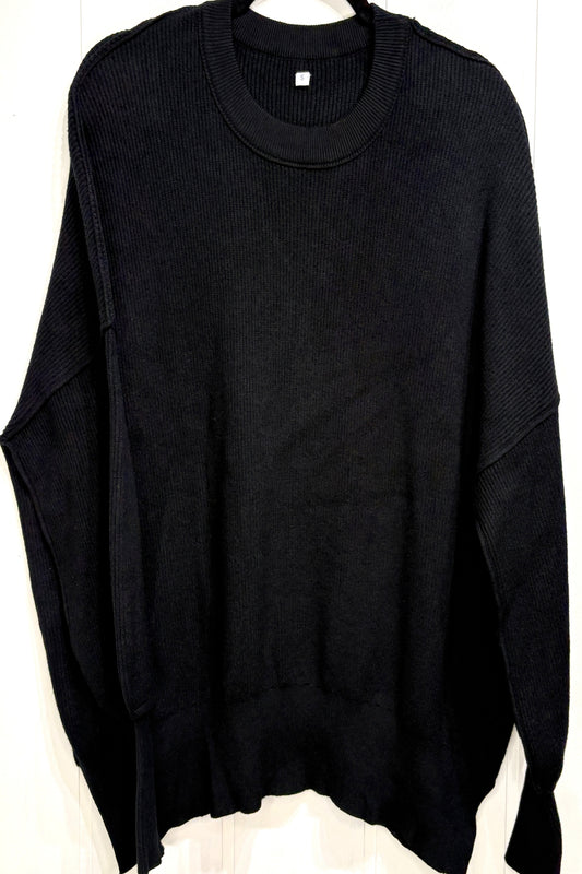 Ribbed Long Sleeve Sweater
