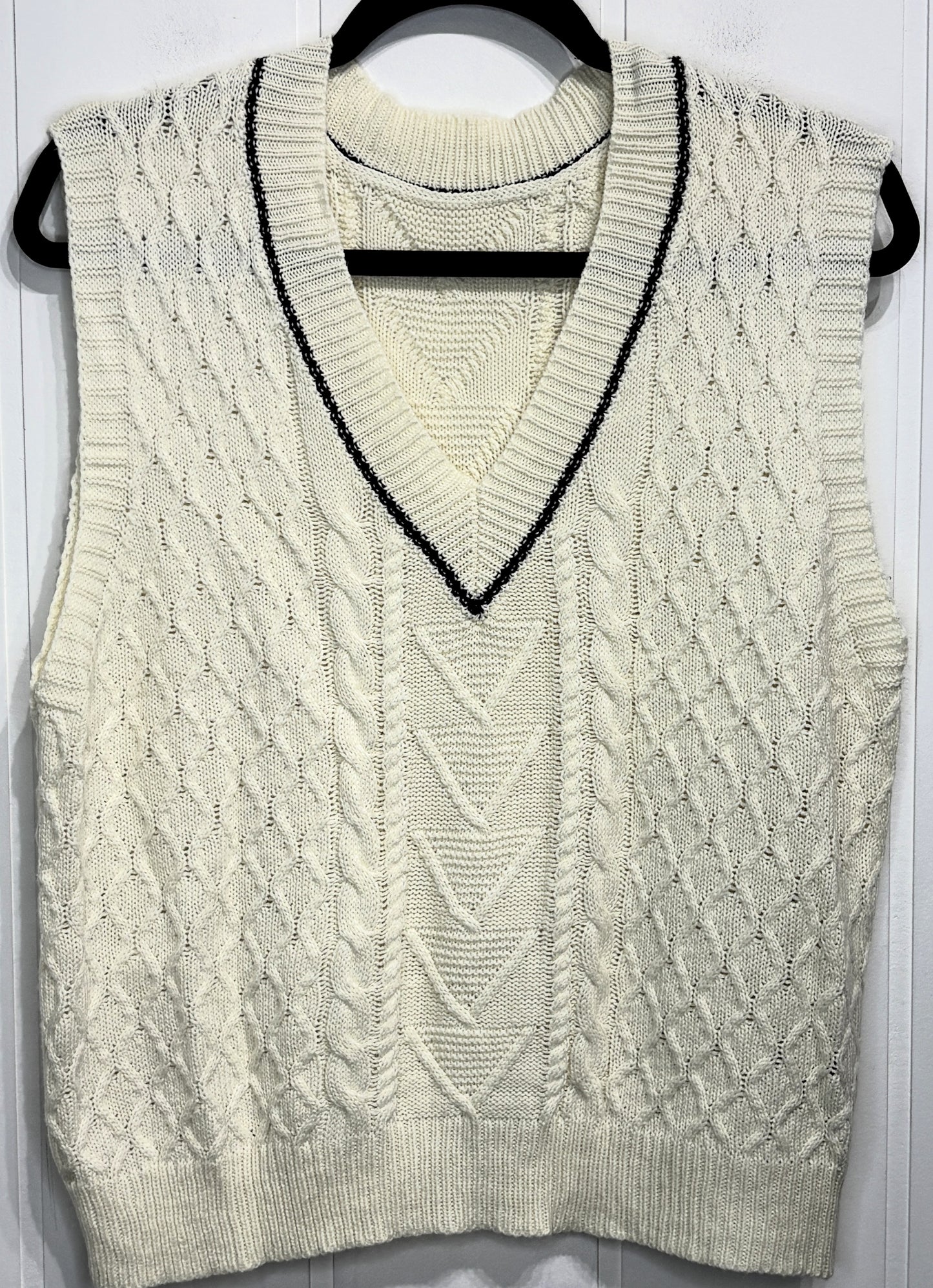 V-cut Sleeveless Sweater Vest