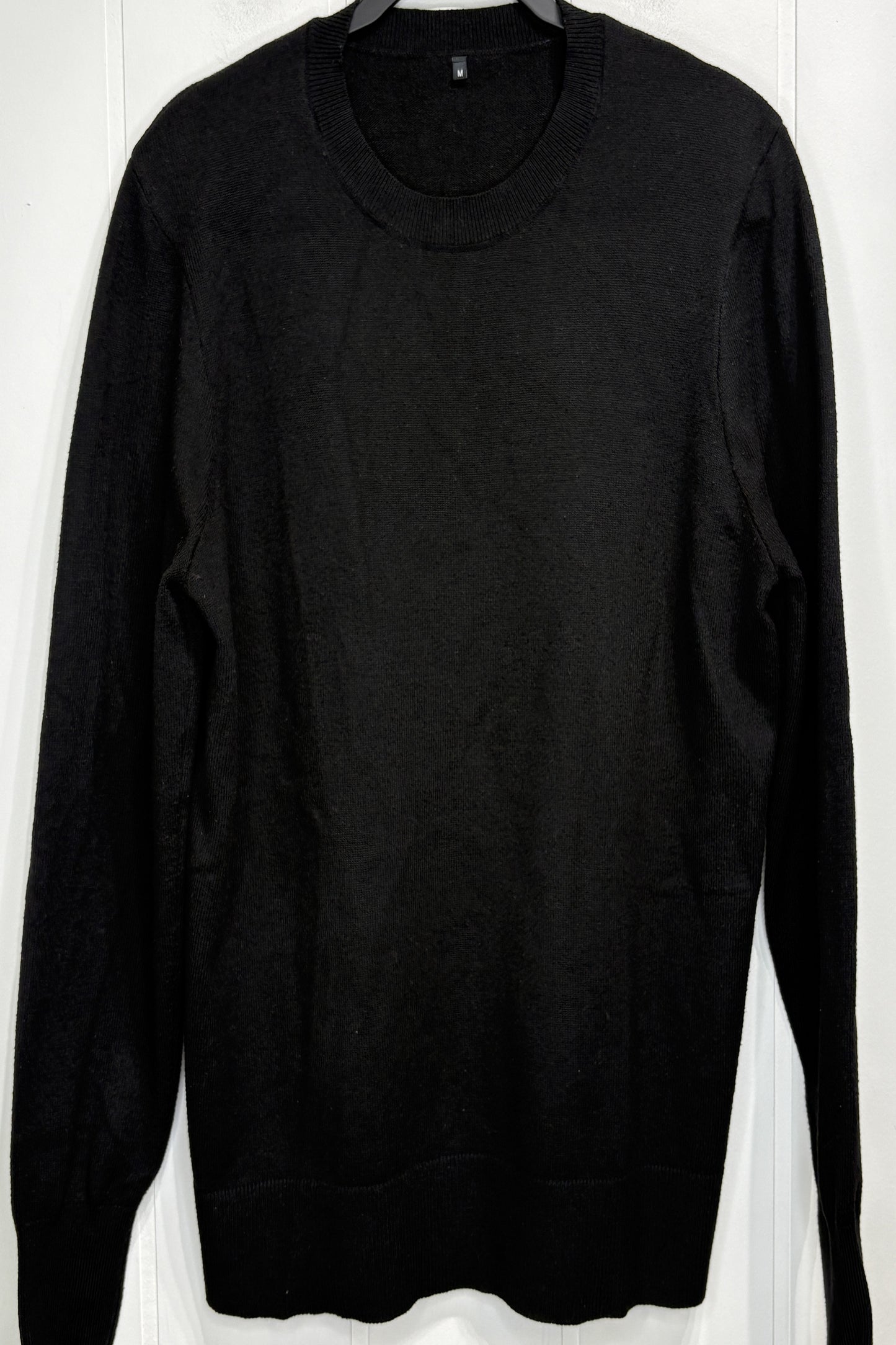Plain Ribbed Hem LS Sweater