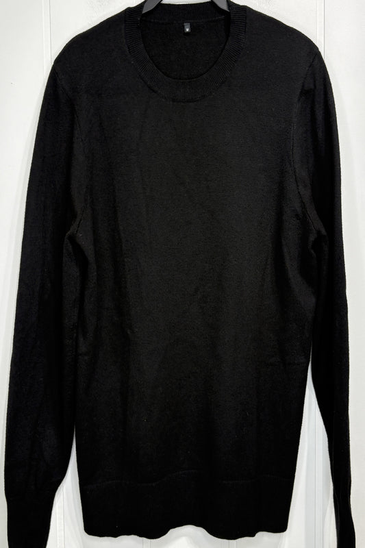 Plain Ribbed Hem LS Sweater