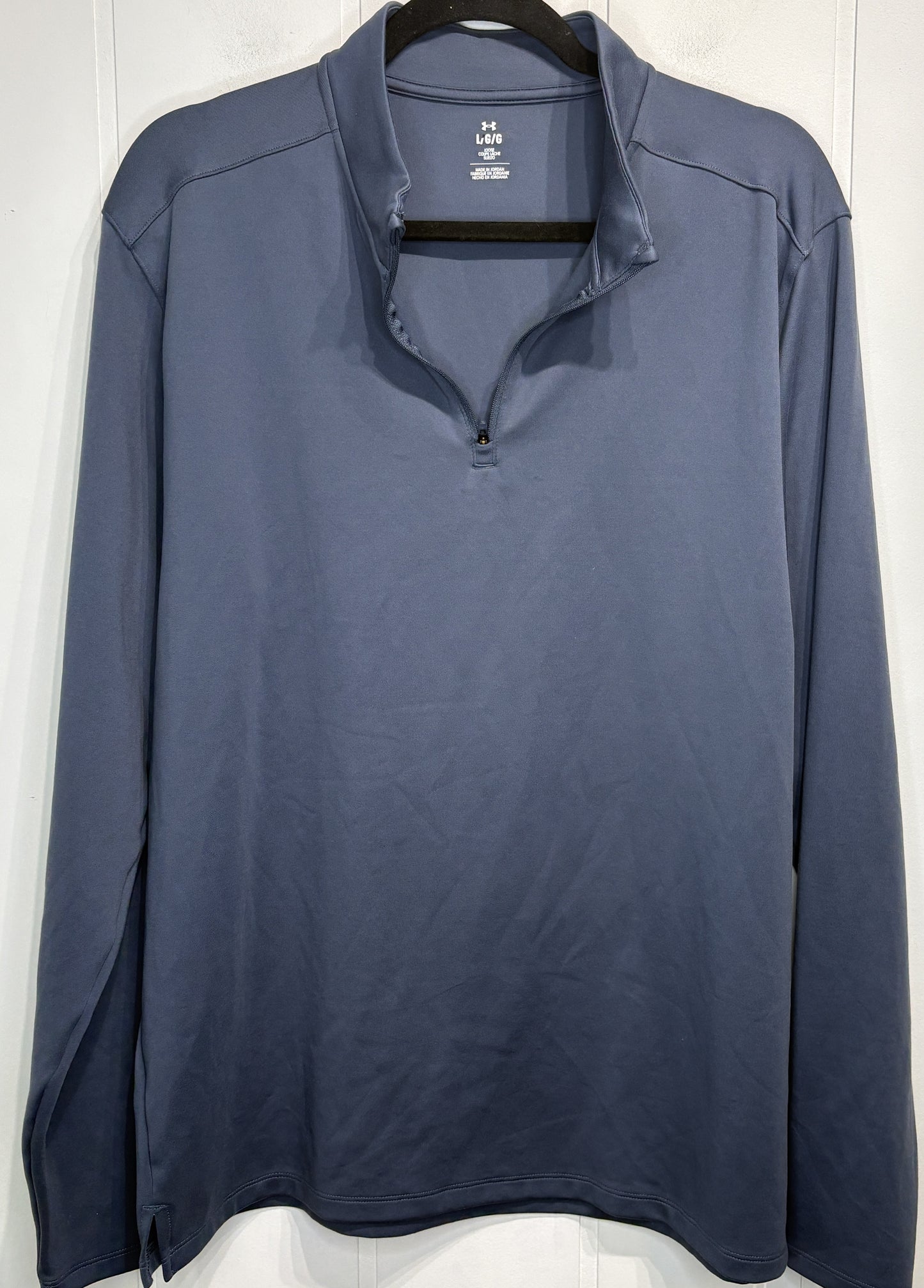 UA Loose Fit 3/4 Zip LS Workout Top