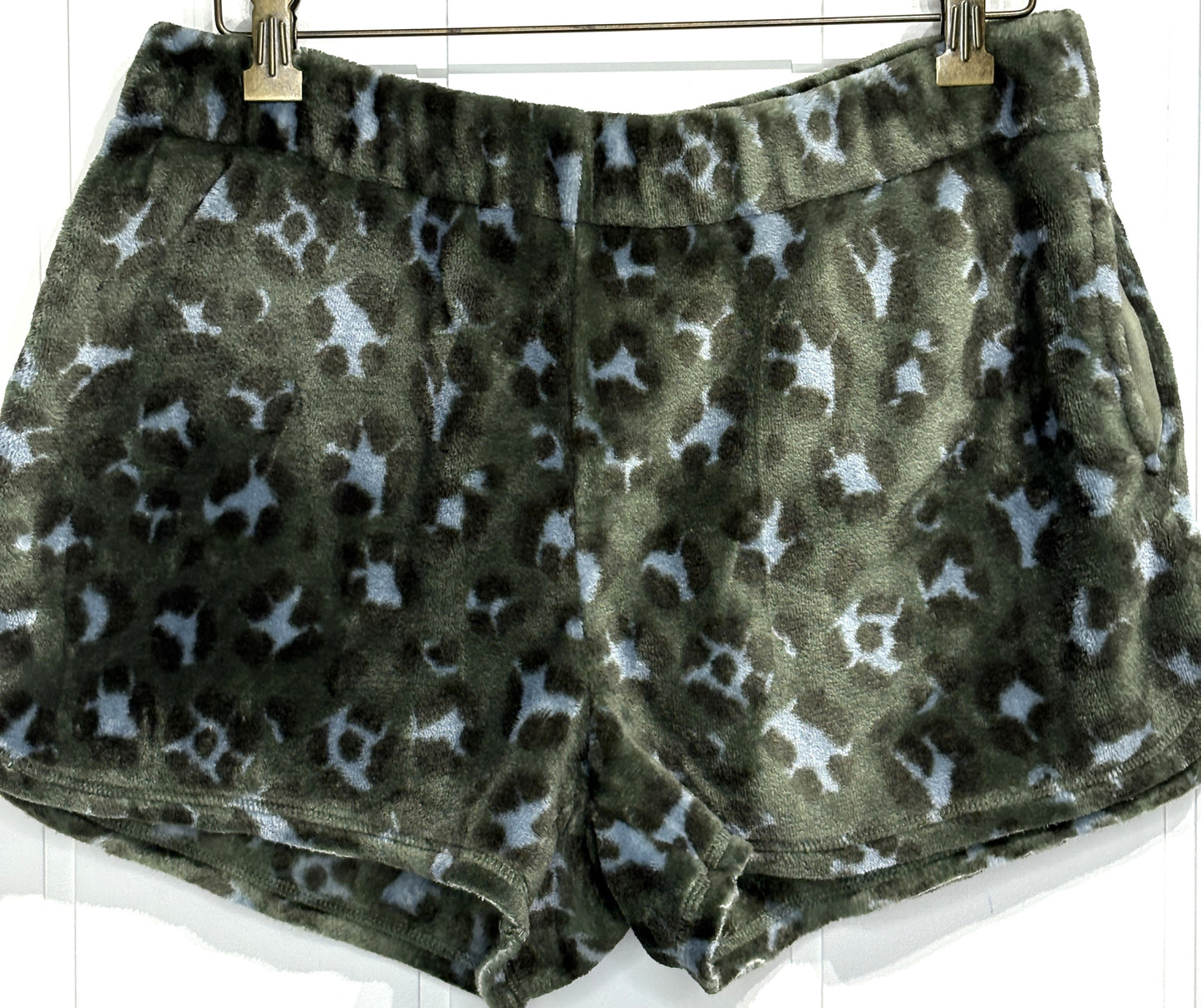 Aerie Animal Print Fleece Shorts