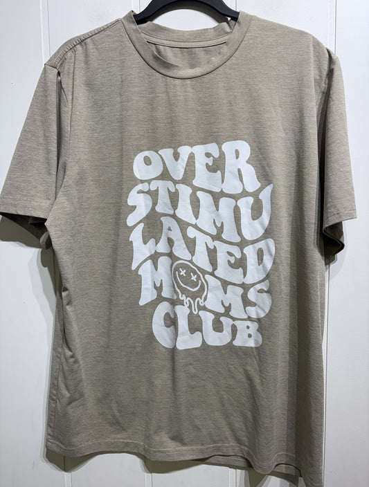 Overstimulated Moms Club Tee