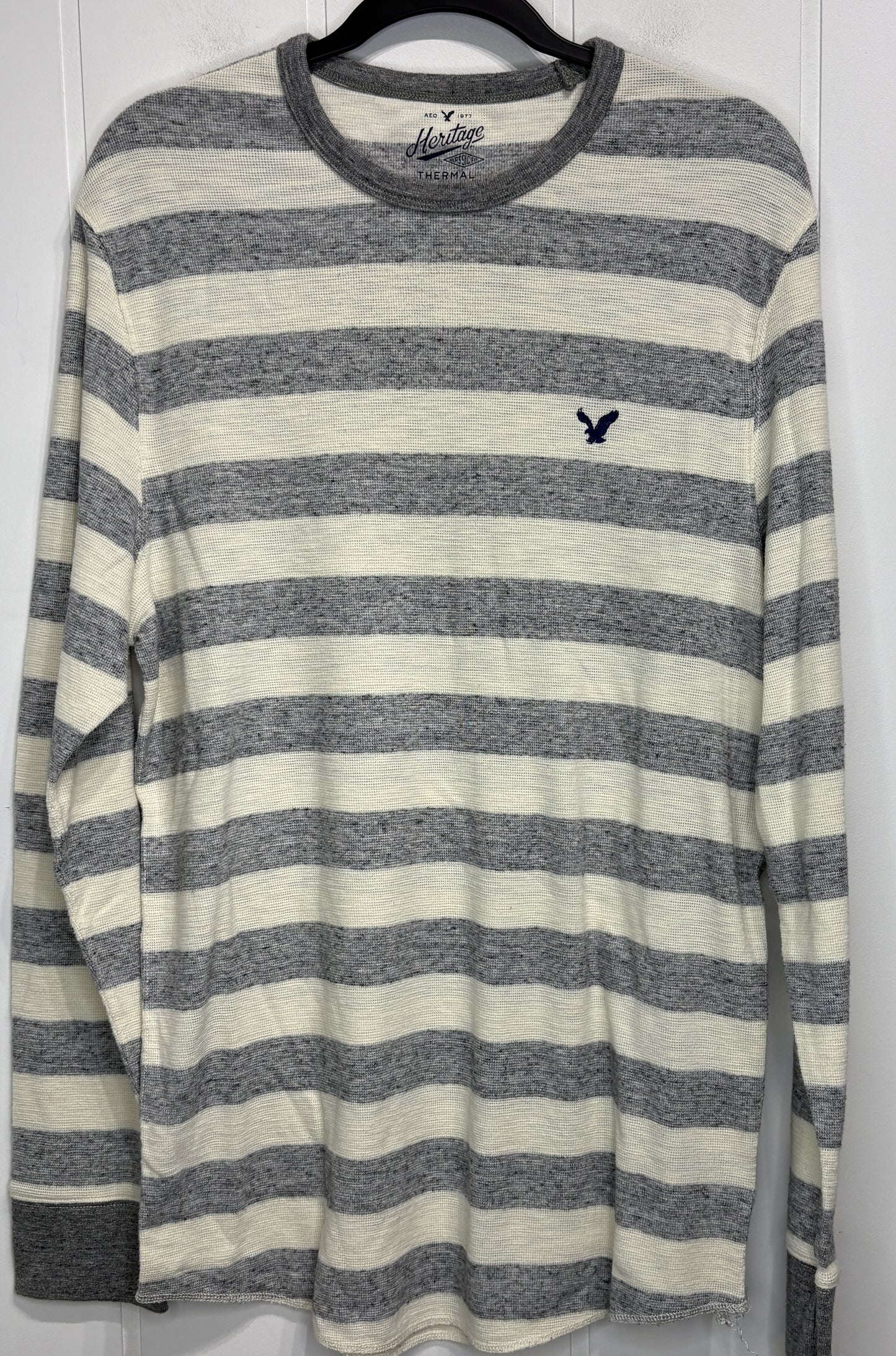 AEO Striped LS Thermal Shirt
