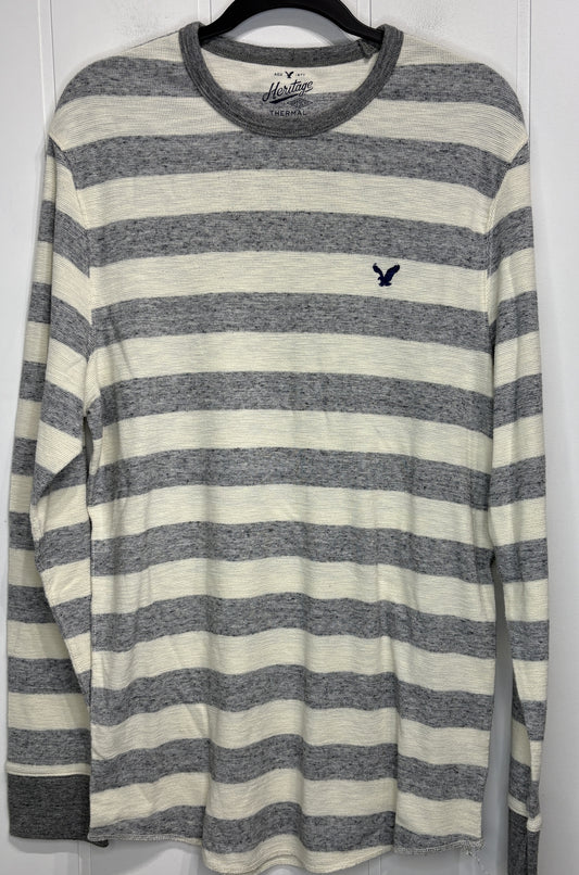 AEO Striped LS Thermal Shirt