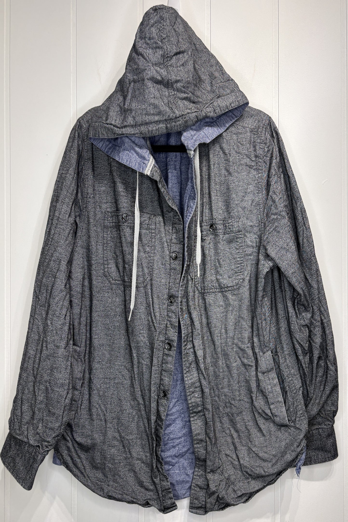 James Campbell Hooded Button Shacket