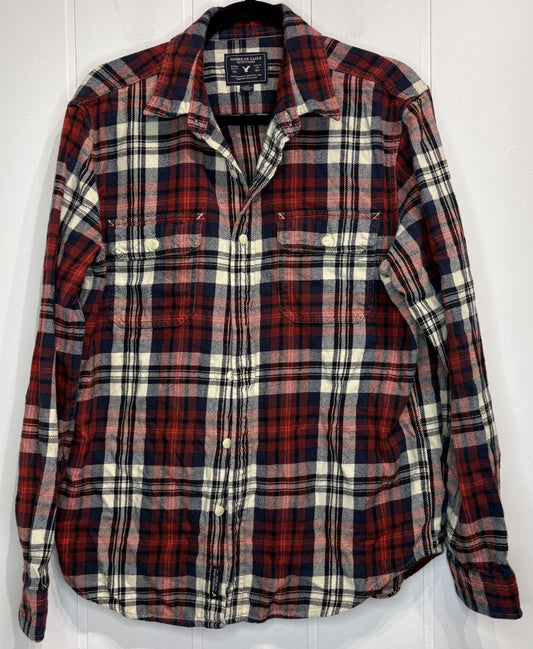 Men's AEO Plaid Pocket Flannel