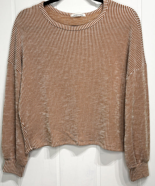 Caution To The Wind Ribbed Sweater