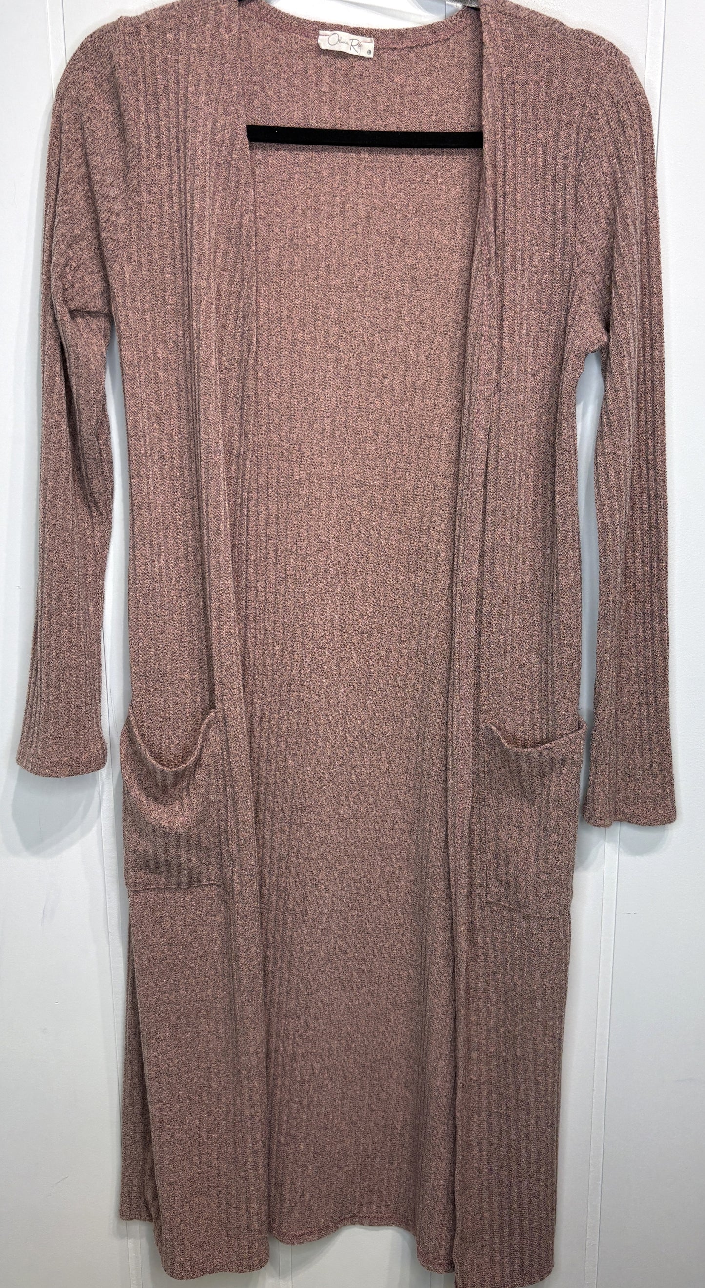 Olivia Rae Ribbed Long Cardigan