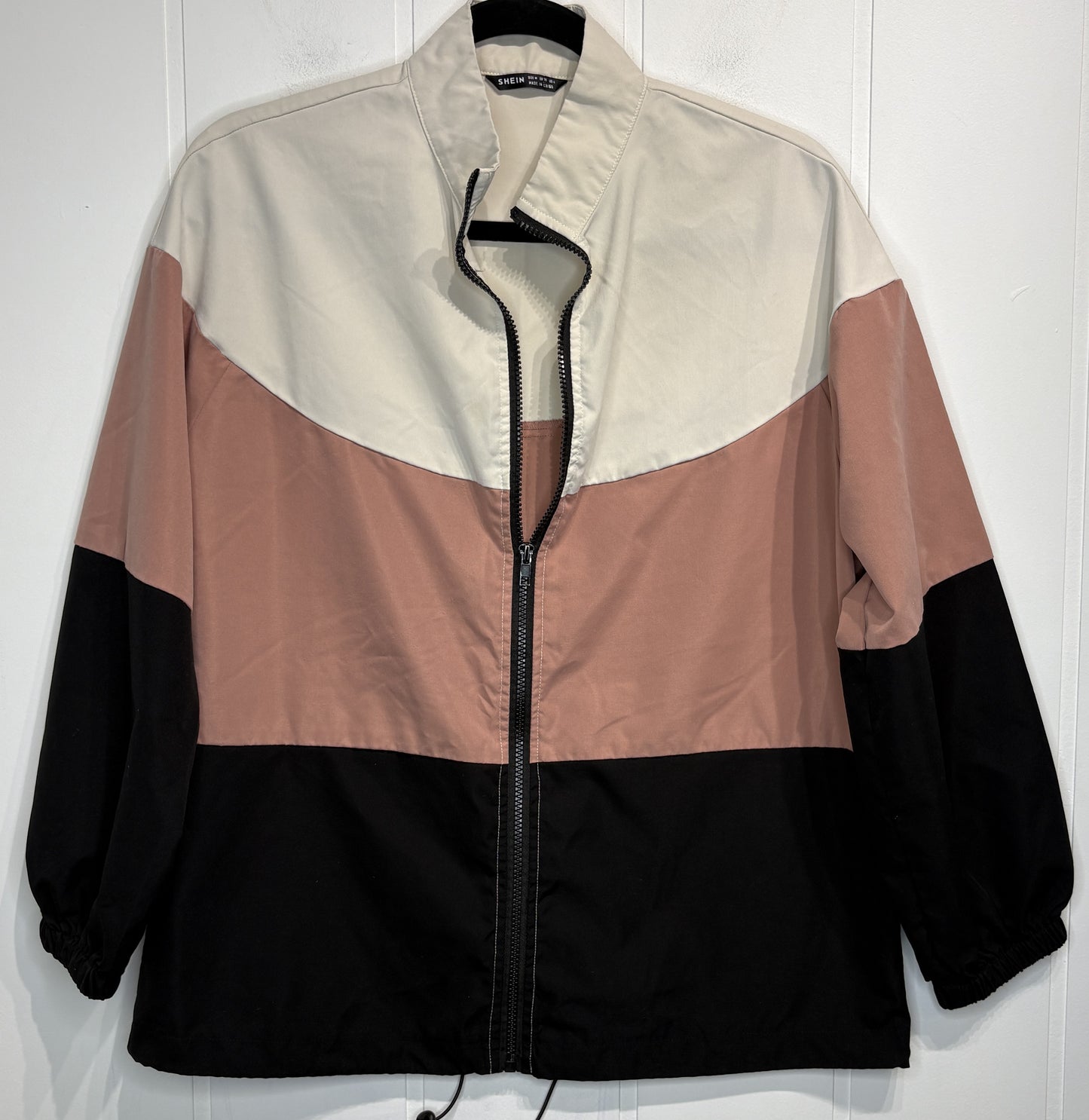 SHEIN Colorblock Bomber Jacket