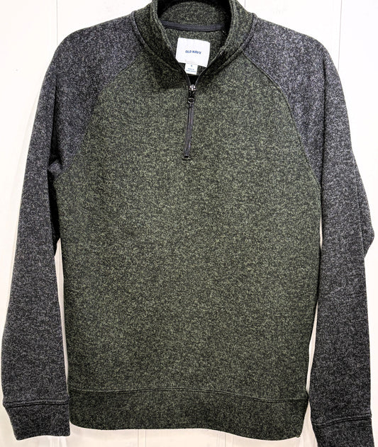 Old Navy 3/4 Zip Pullover Sweatshirt