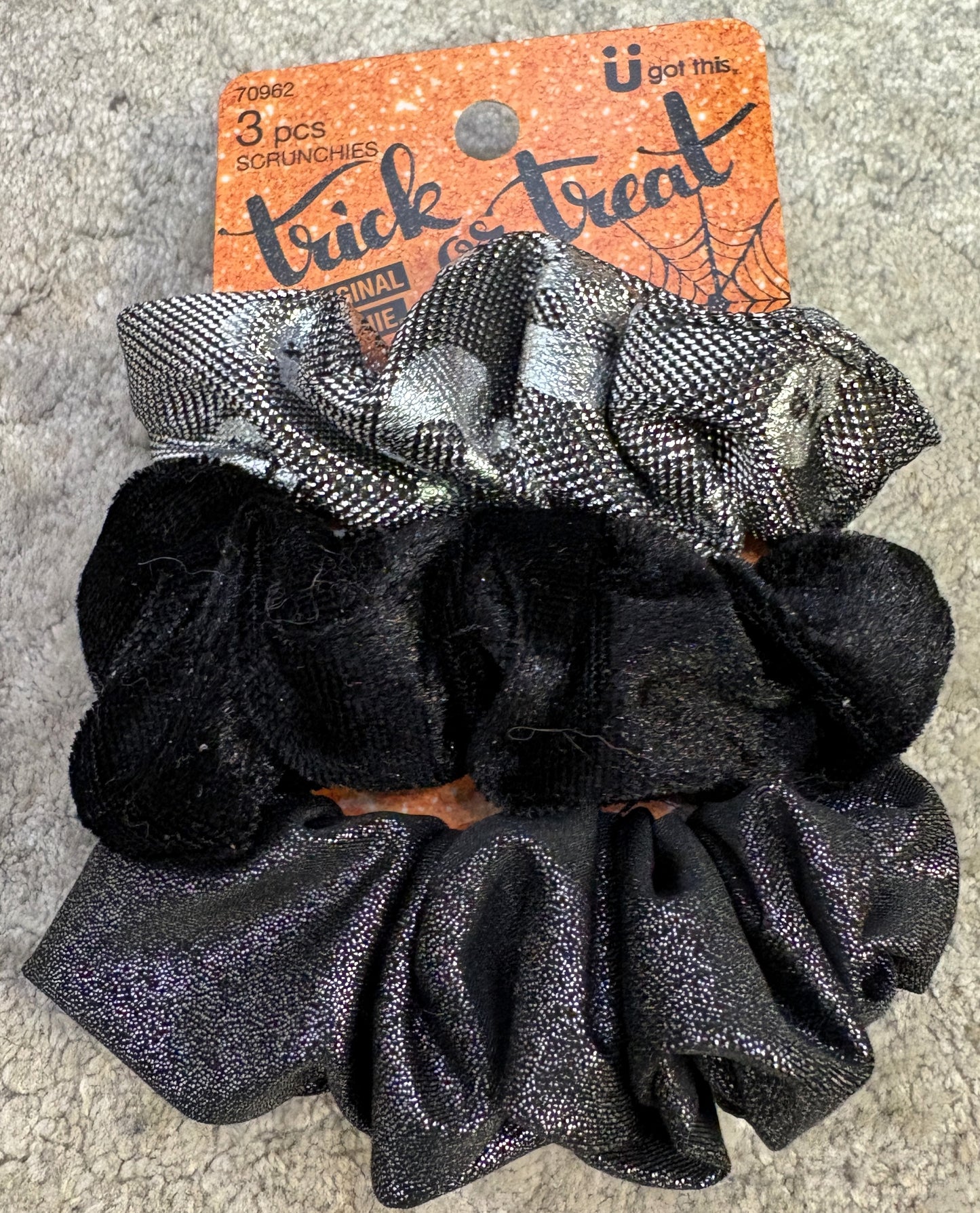 3 Pack Halloween Scrunchies