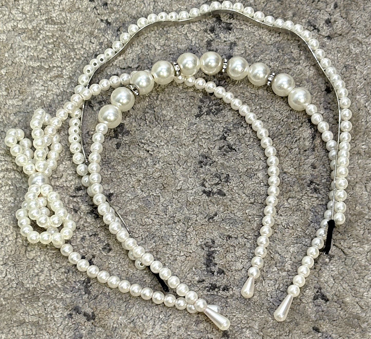 3 Pack Pearl Headbands
