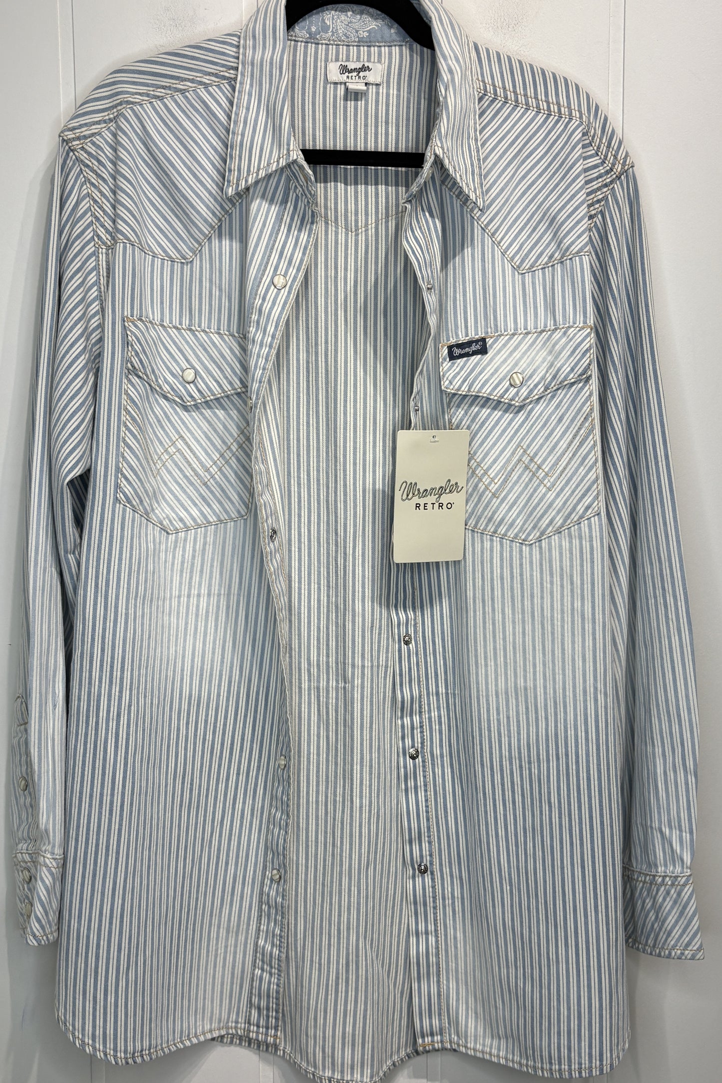 Wrangler Retro Striped Shacket