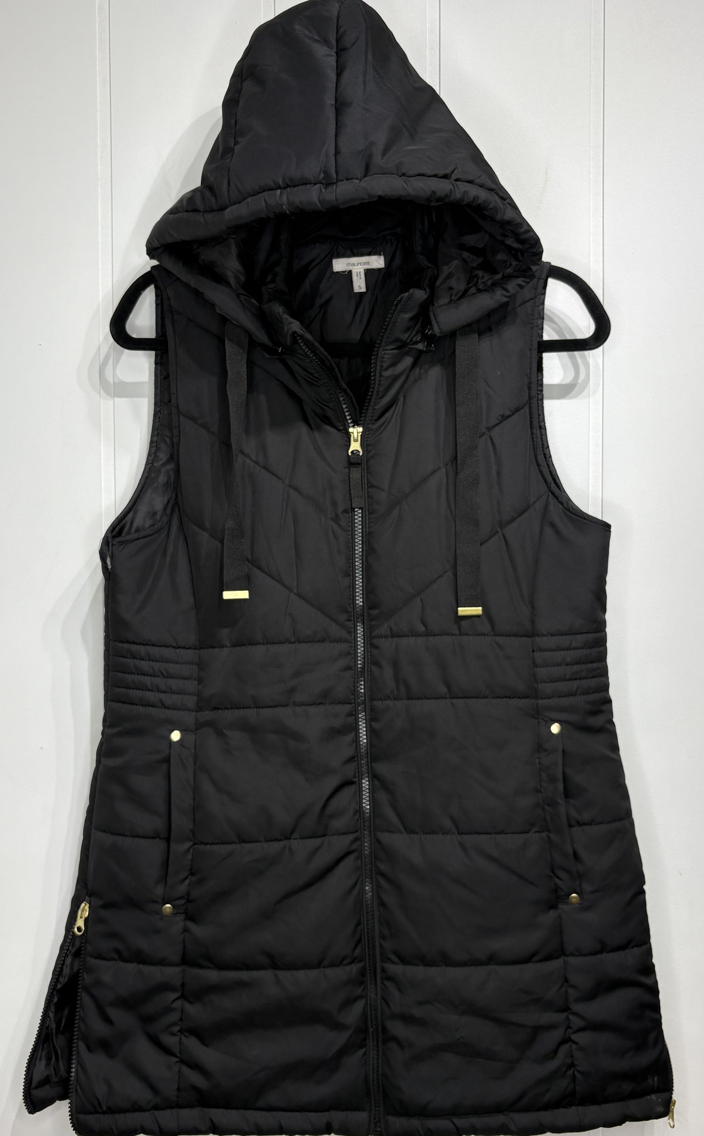 Maurices Long Puffer Vest Jacket