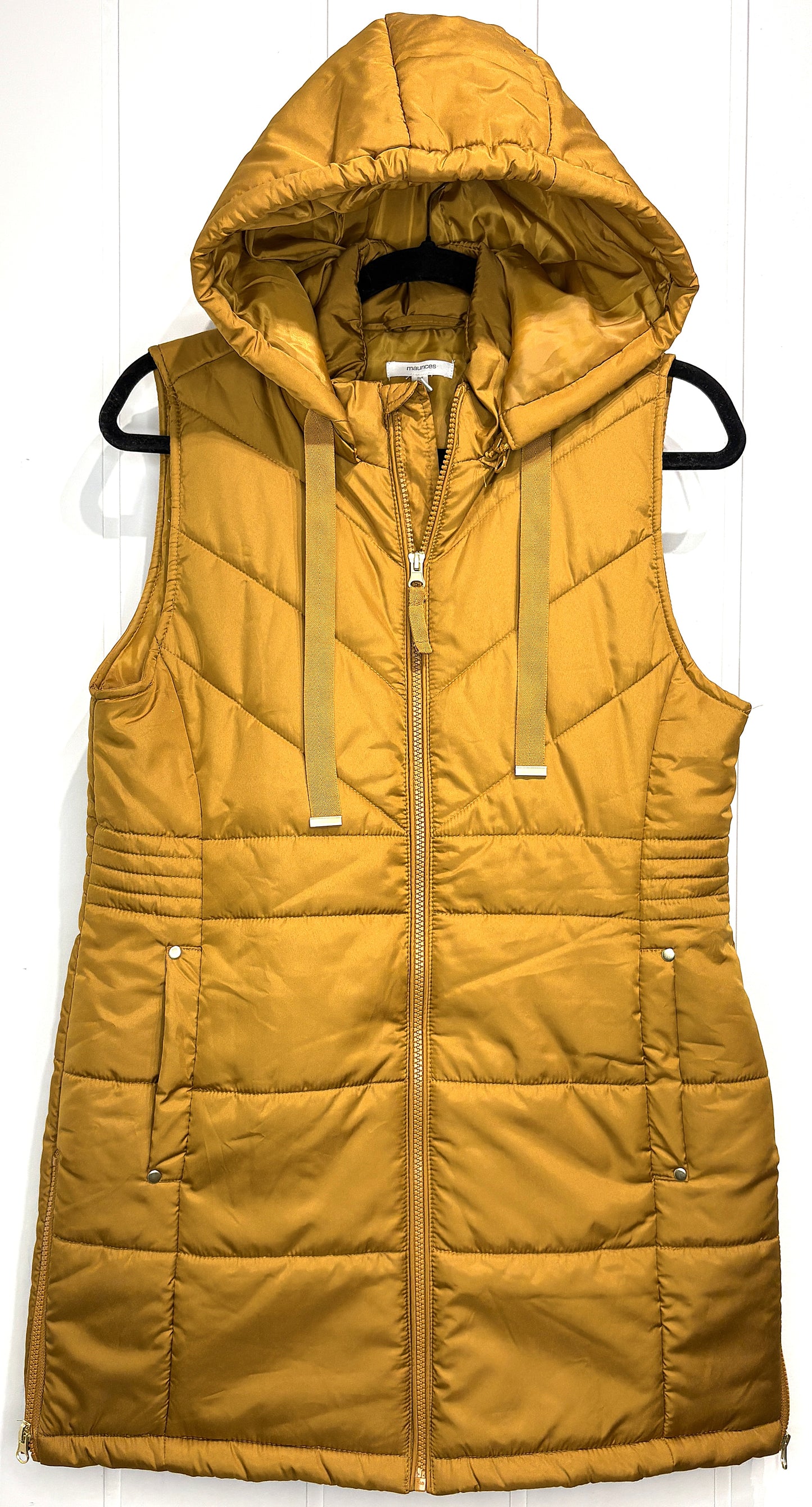Maurices Long Puffer Vest Jacket