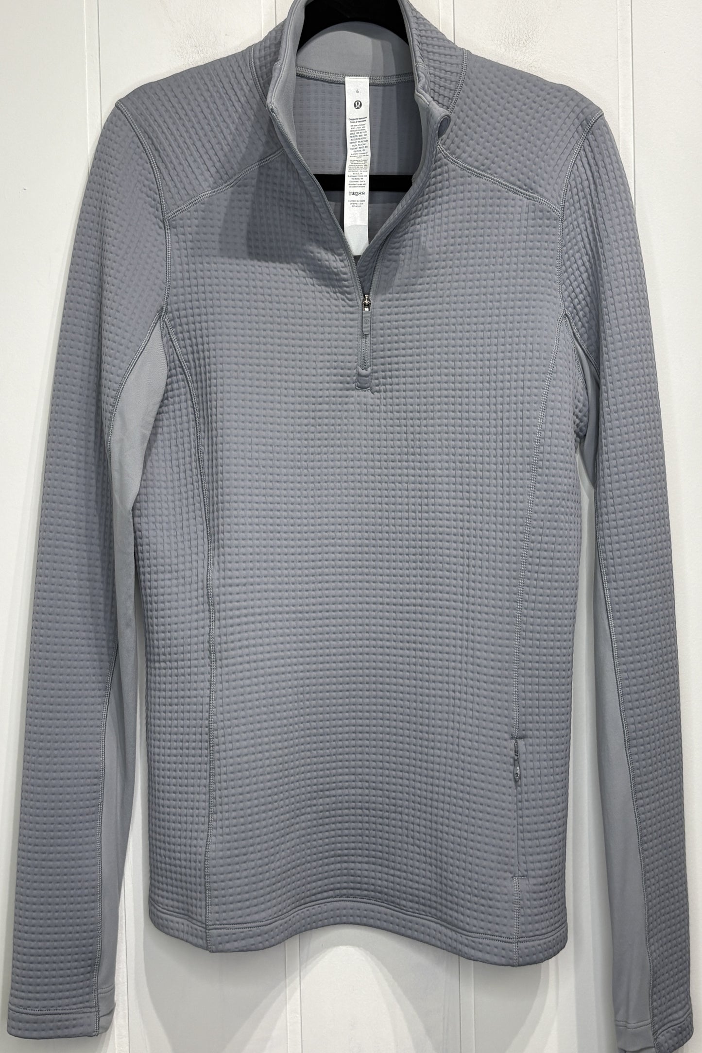 Lululemon Waffle-Knit Zip Pullover