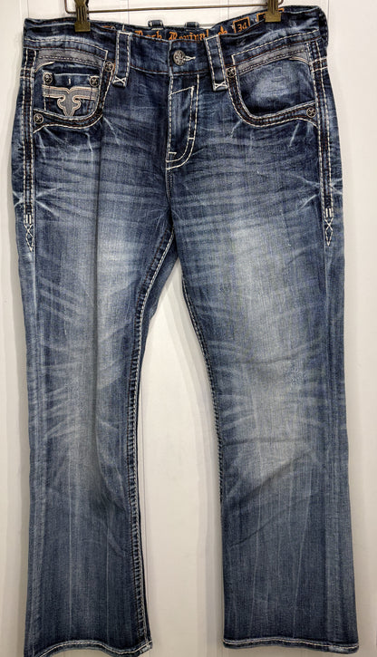 Men's Rock Revival Wade Boot Jeans