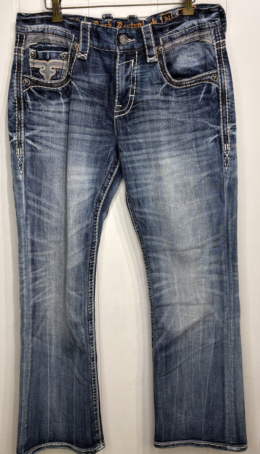 Men's Rock Revival Wade Boot Jeans
