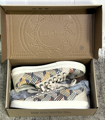 Taos Geo. Print Canvas Shoes