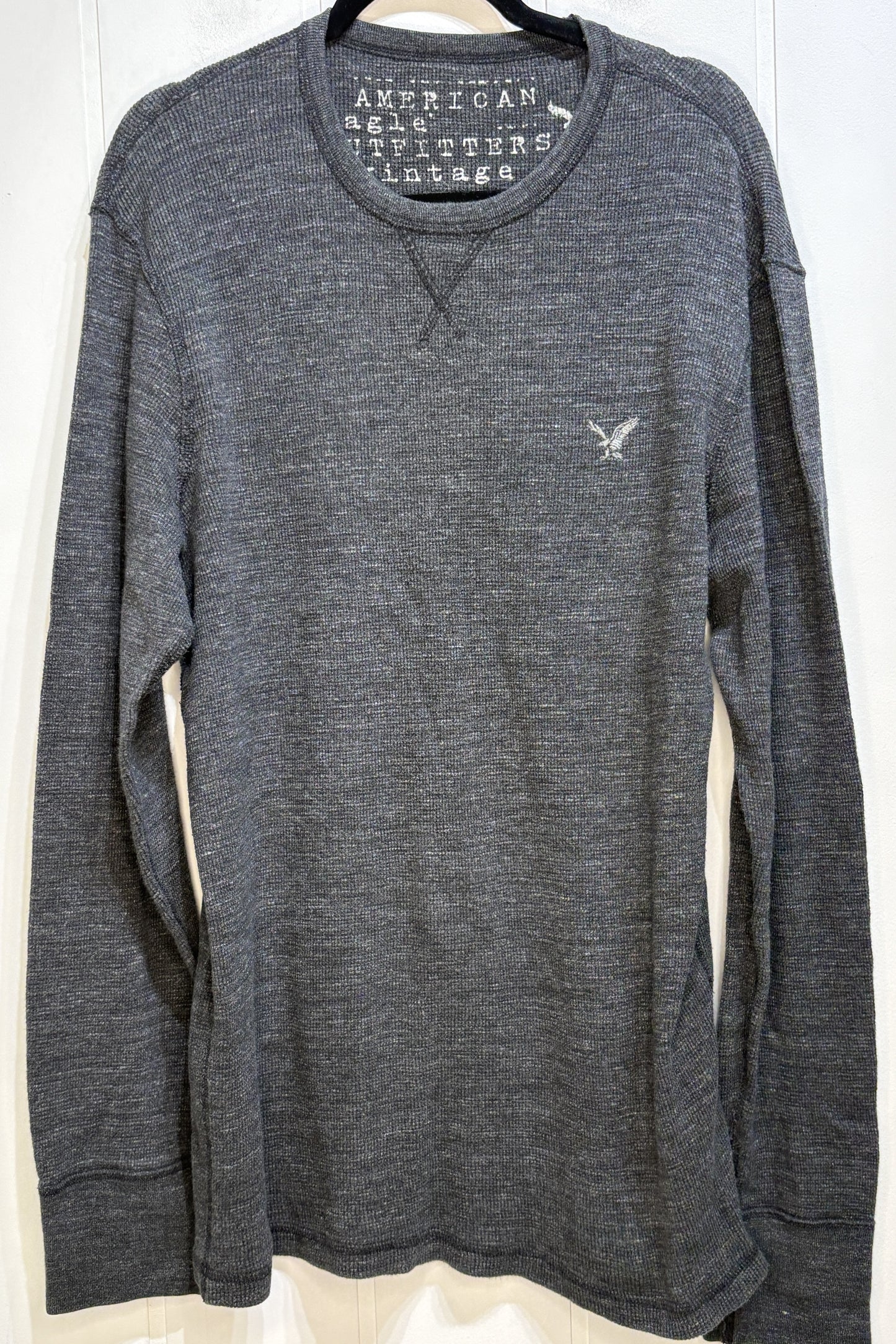 Men's AEO LS Waffle Knit Top