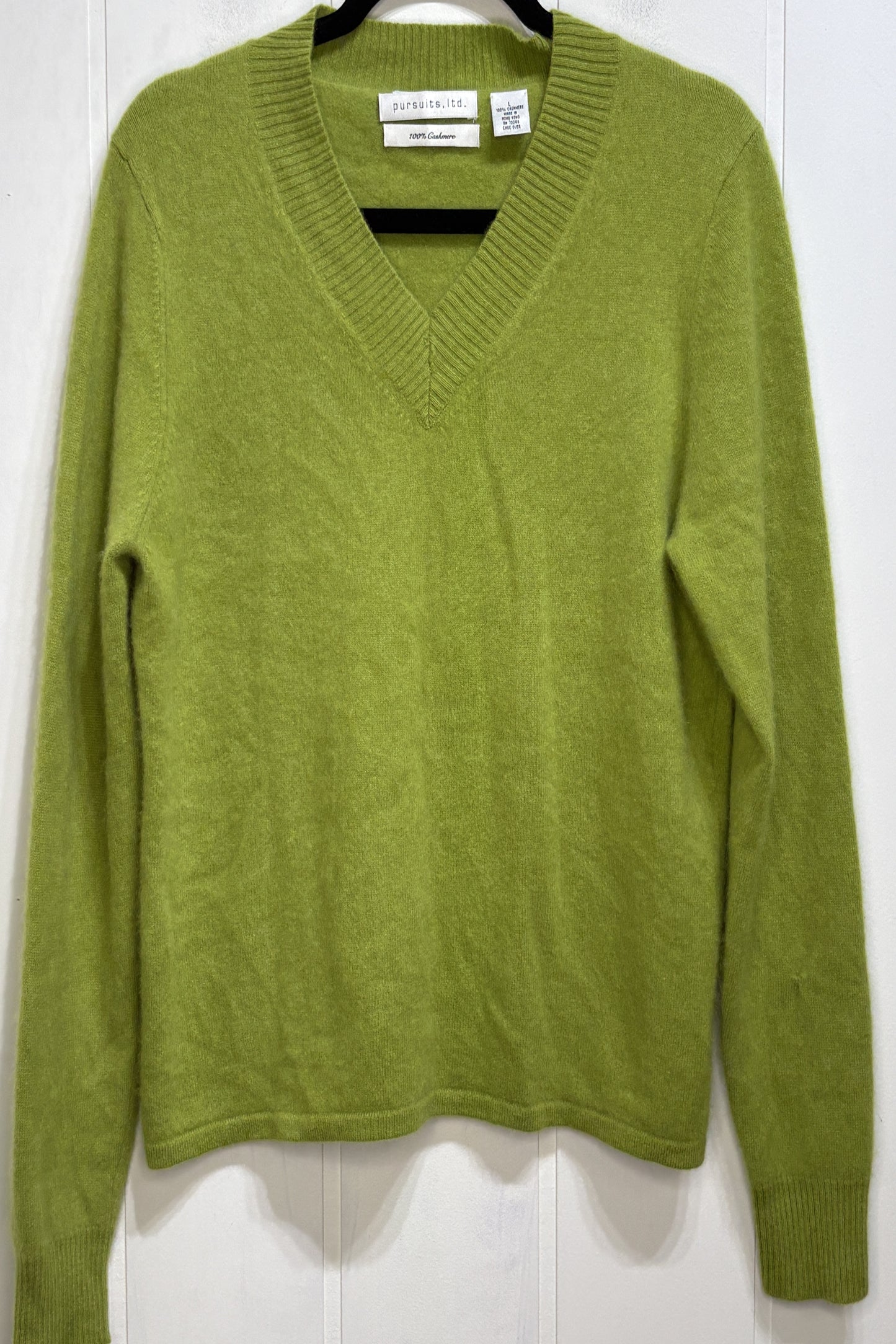 Pursuits, Ltd. V-Neck Cashmere Sweater