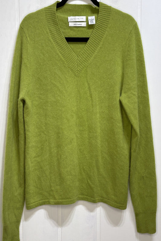 Pursuits, Ltd. V-Neck Cashmere Sweater