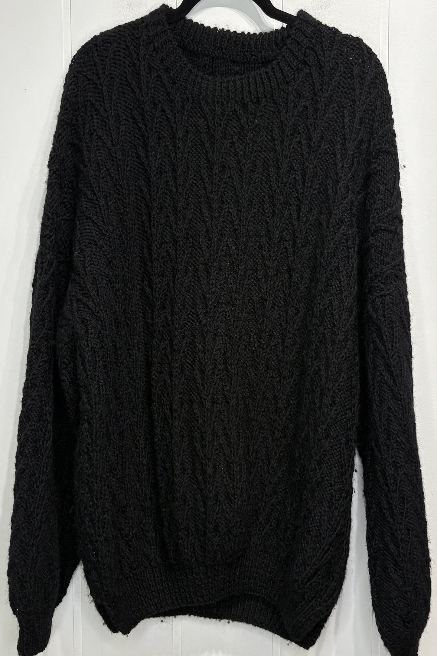 Oversized Chunky Cable Knit Sweater
