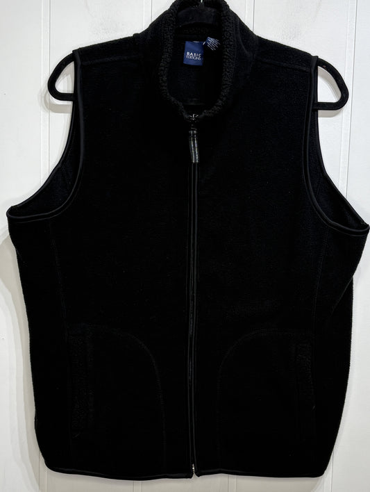 Basic Editions Full Zip Fleece Vest