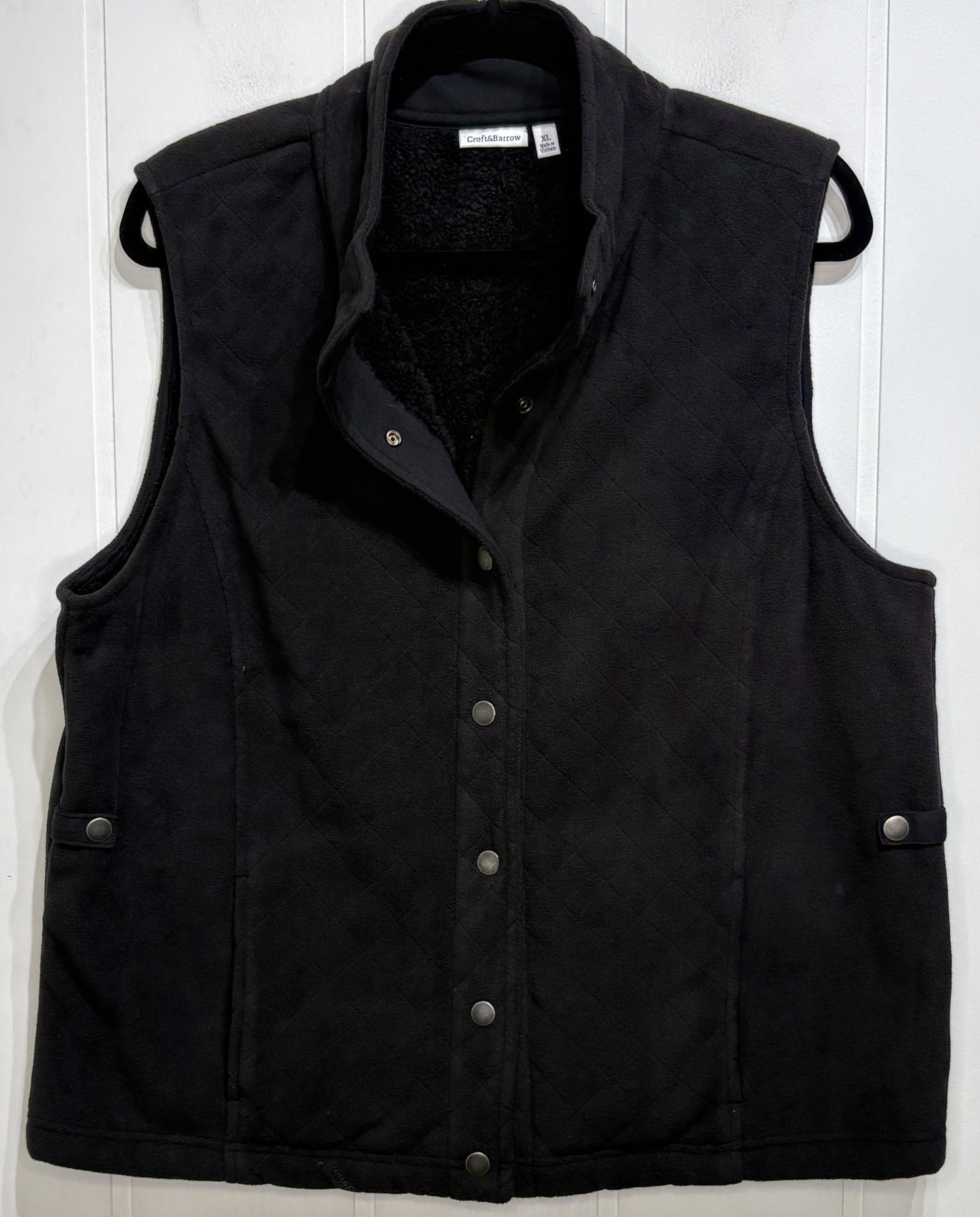 Croft&Barrow Quilted Button Vest