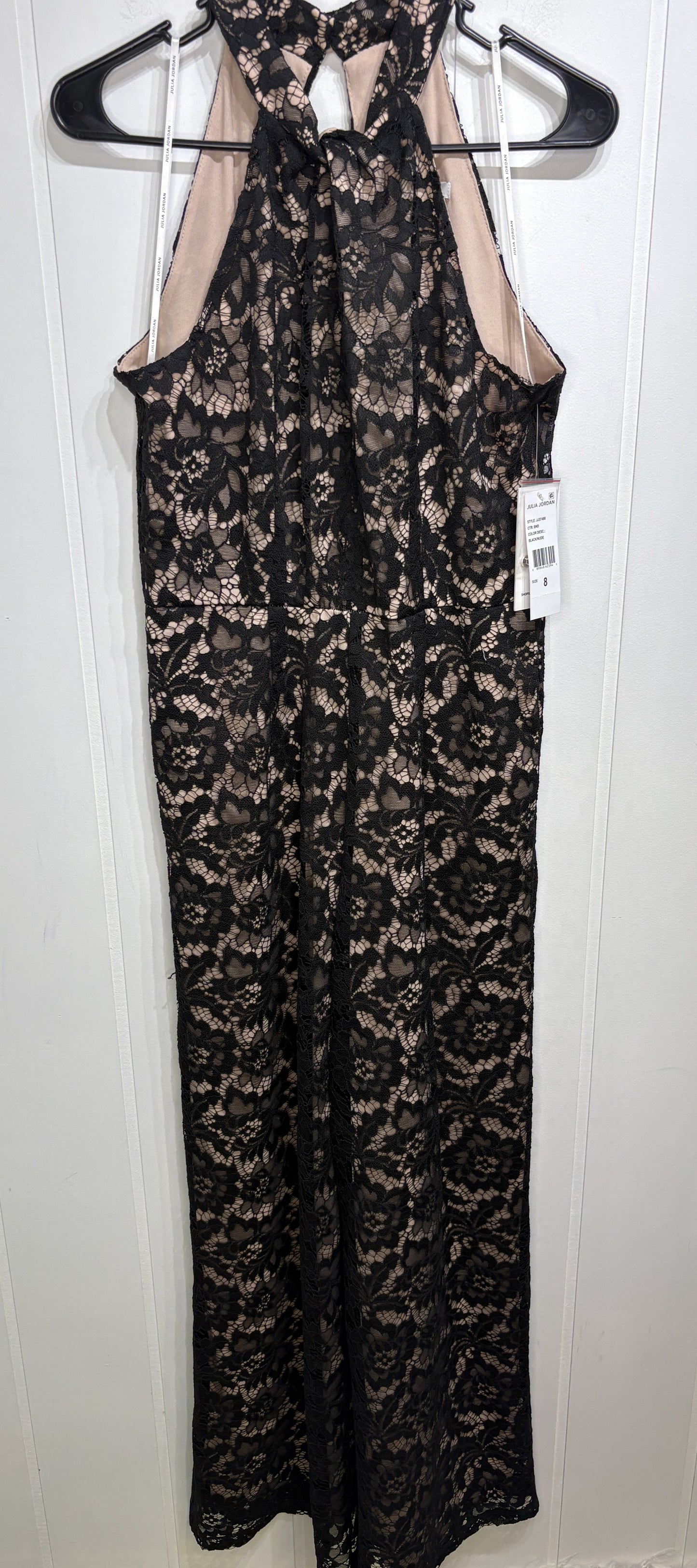 Julia Jordan Lace Halter Jumpsuit
