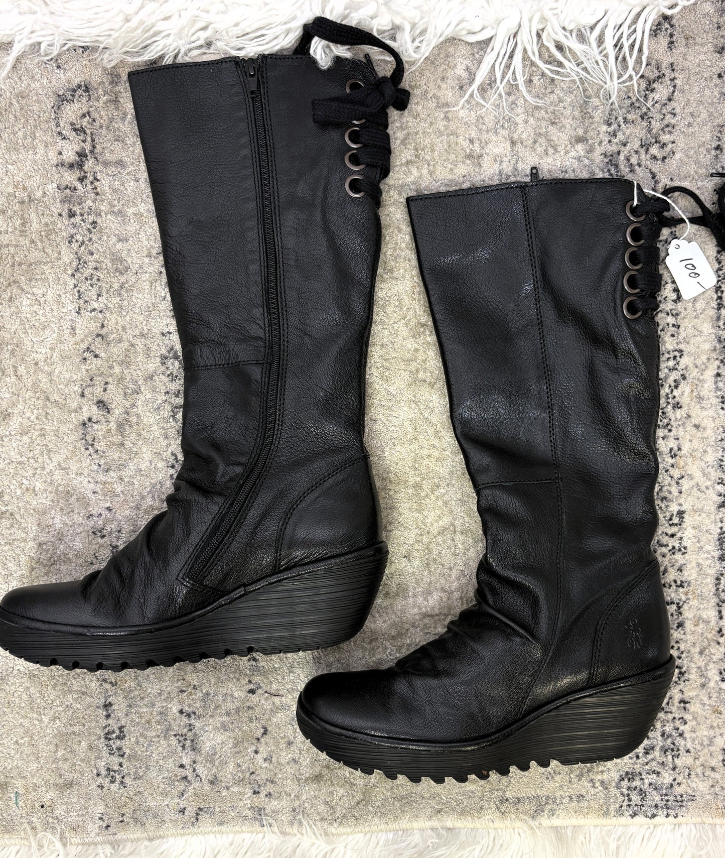 Fly London Lace-up Leather Boots