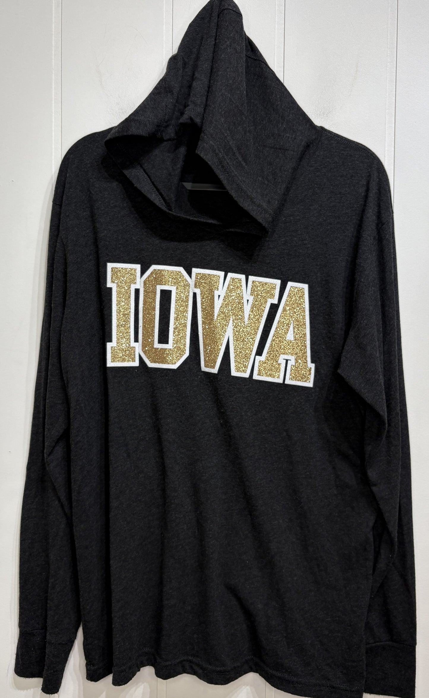 Hooded IOWA Logo Pullover Top