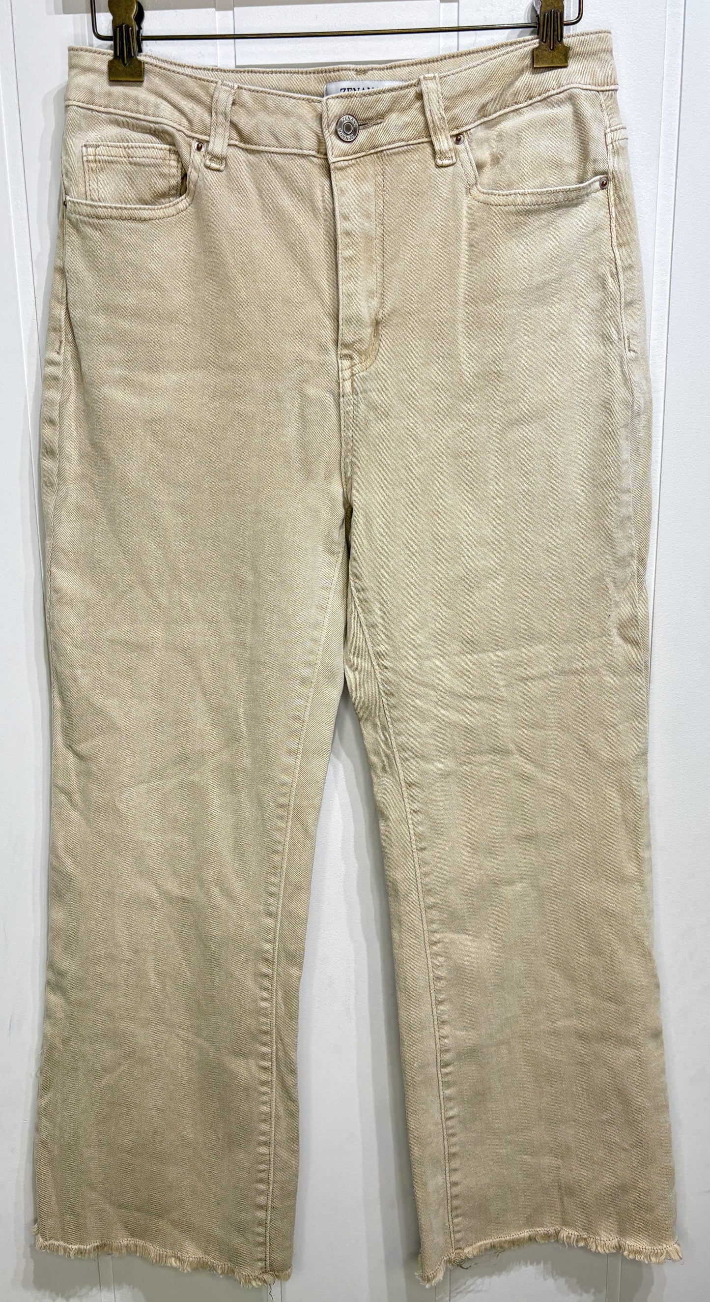 Zenana Frey Hem Denim Jeans
