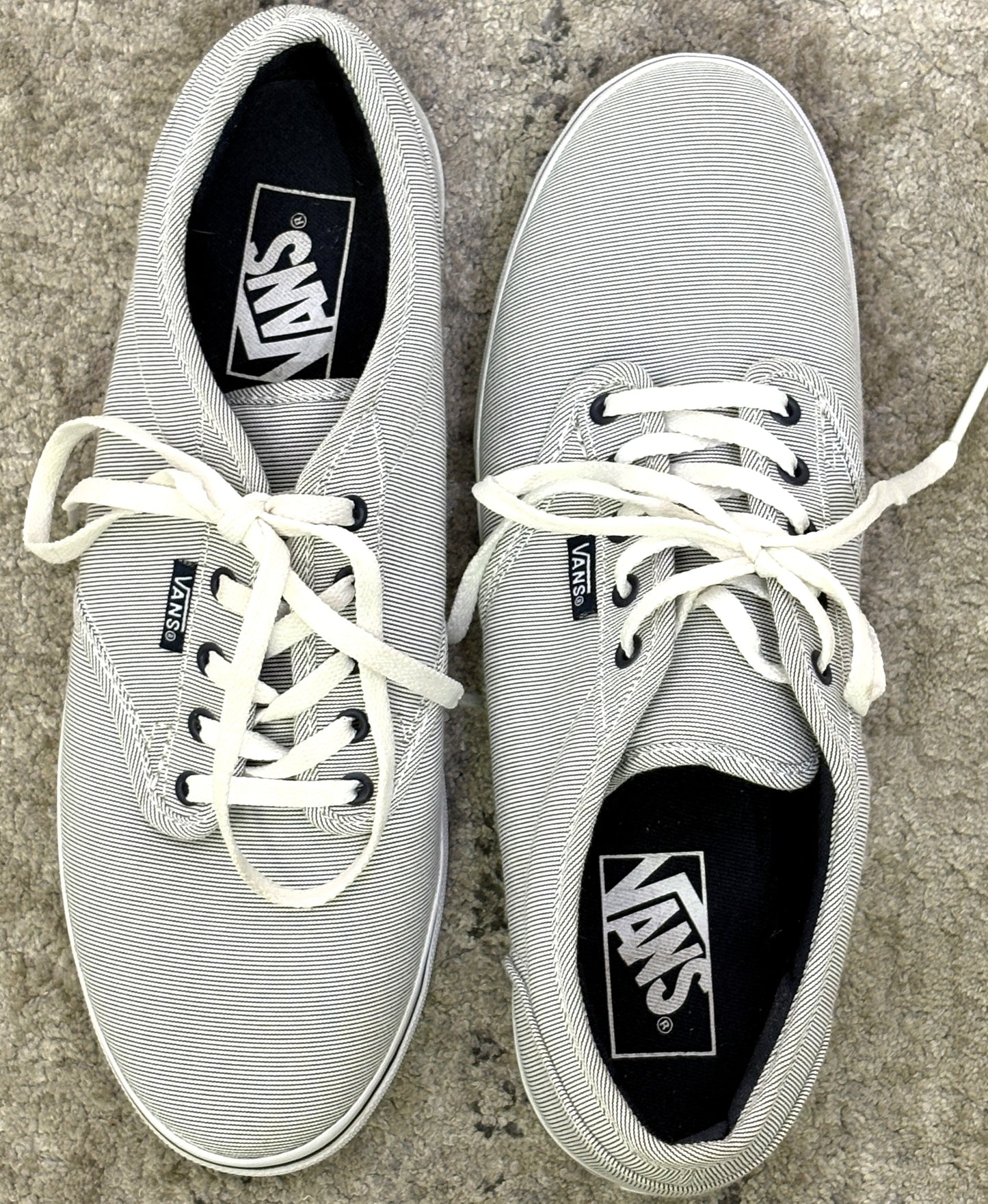 VANS Pinstripe Canvas Sneakers
