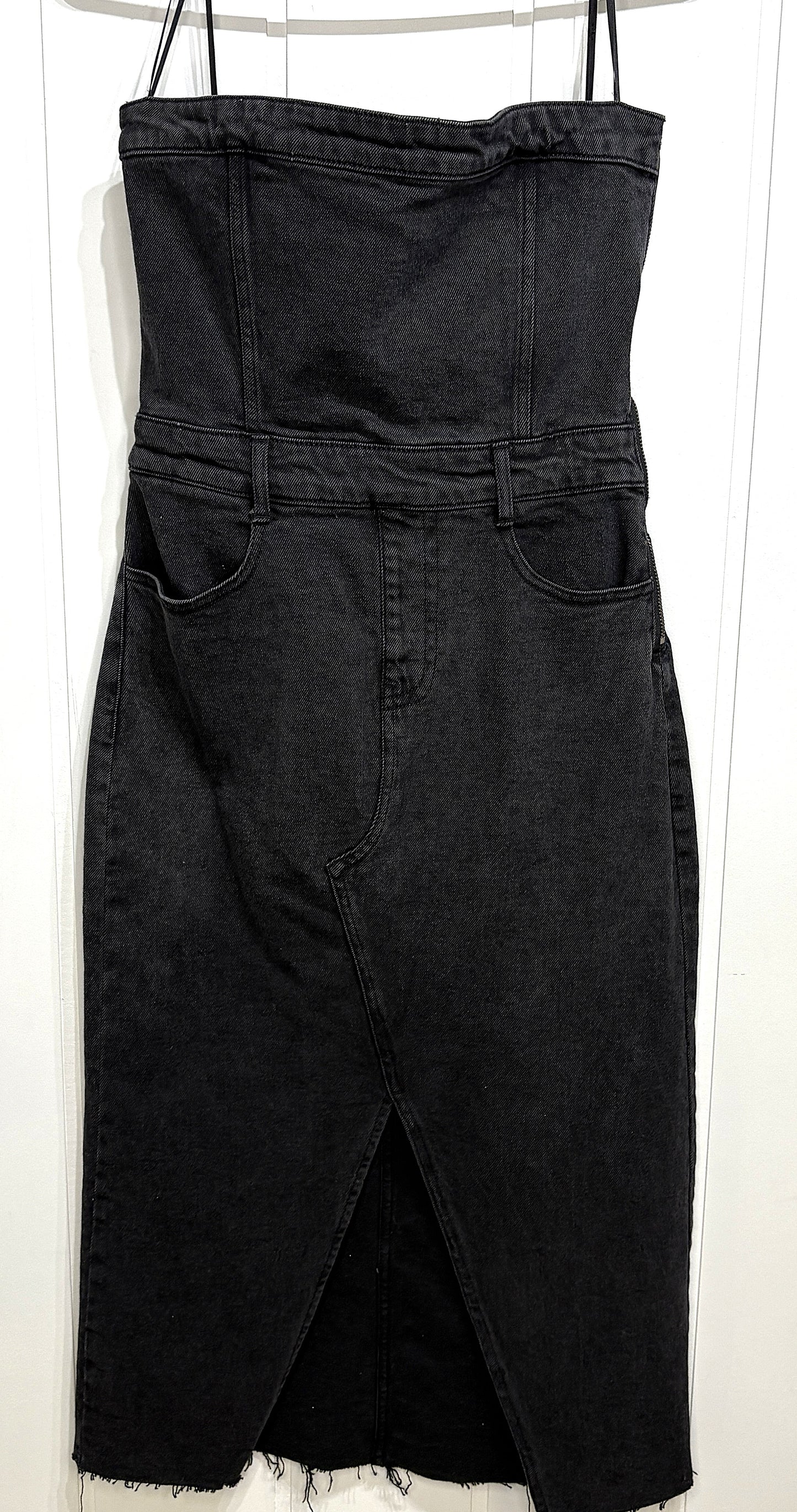 GB Strapless Denim Dress
