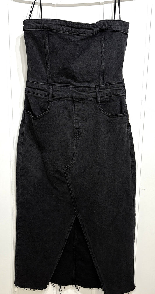 GB Strapless Denim Dress