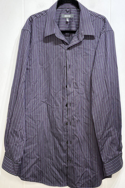 Kenneth Cole Striped Button-down