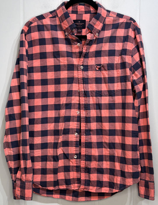 Men's AEO Plaid Button-down