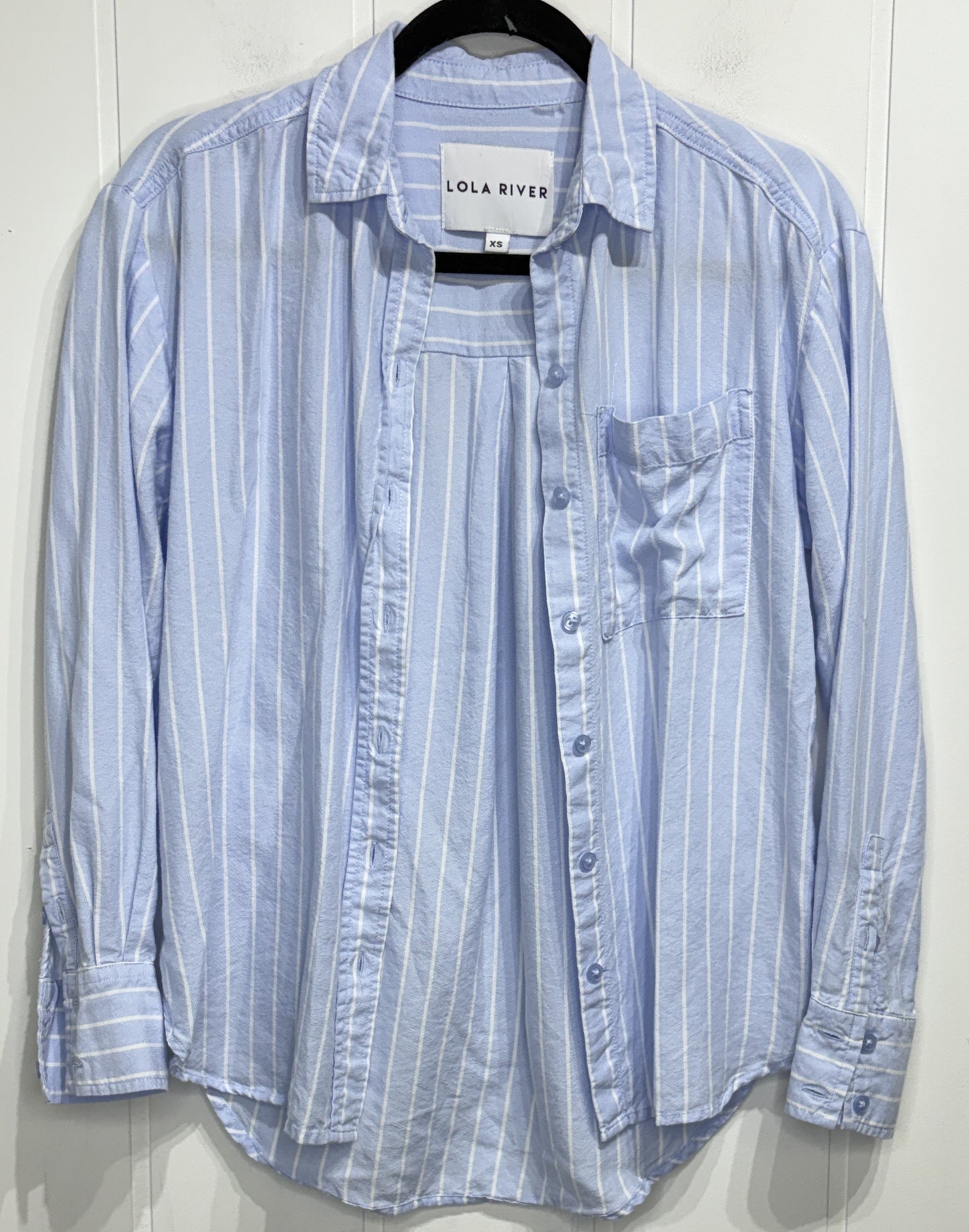 Lola River Striped Button-down