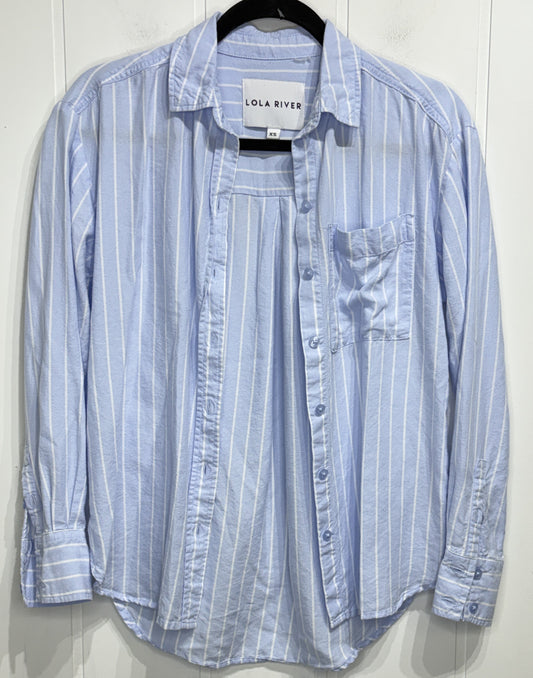 Lola River Striped Button-down