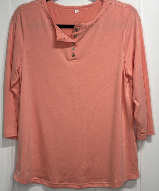 Plain Henley T-Shirt