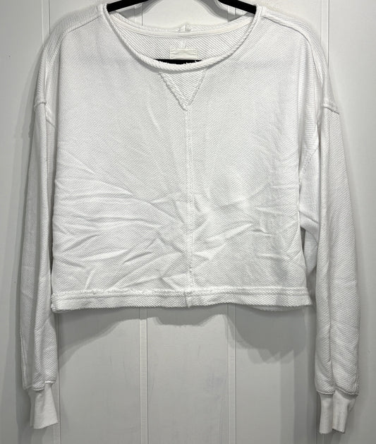 Aerie Reverse Seam Crop Sweatshirt