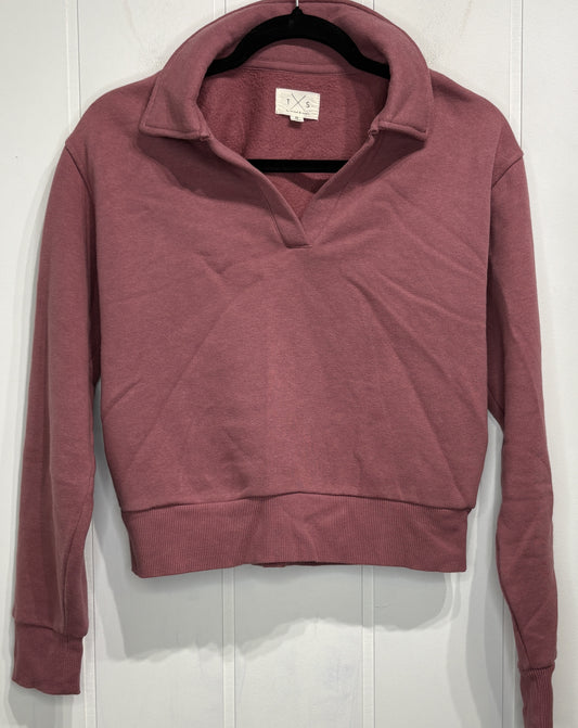 T & S Cropped Collar Sweater
