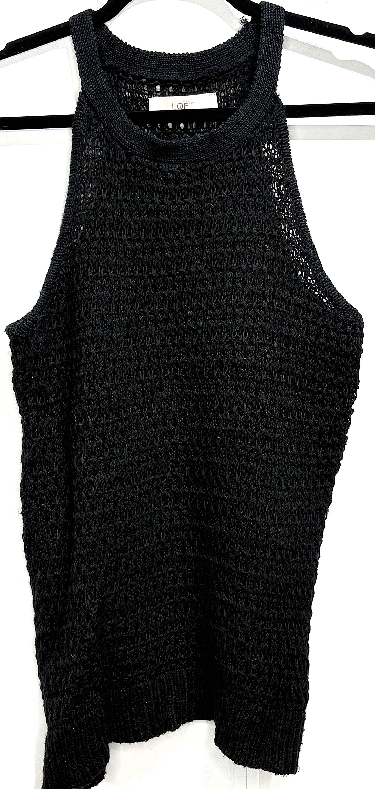 LOFT Crochet Halter Tank Top
