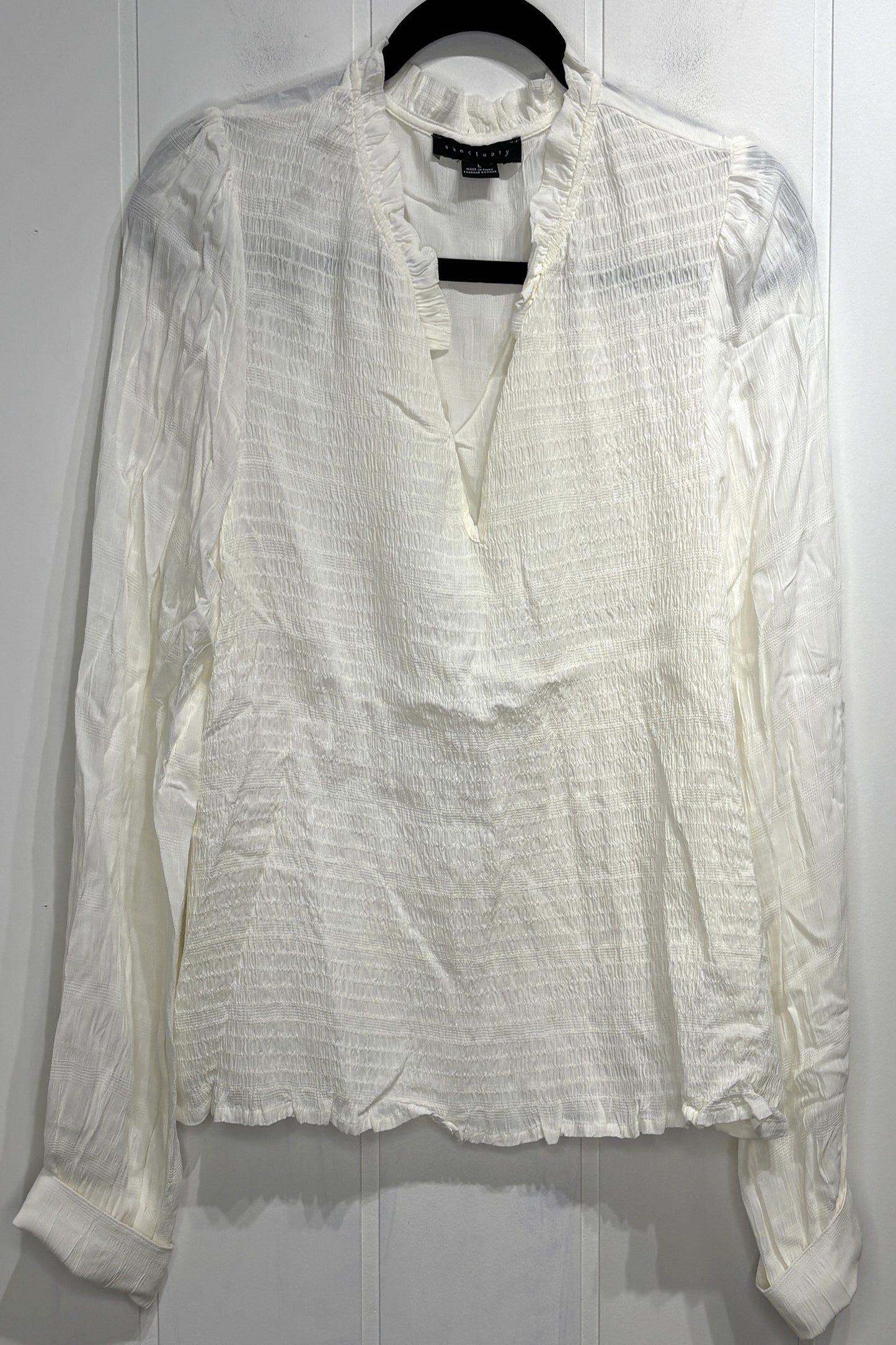 Sanctuary Ruffle Neckline Blouse