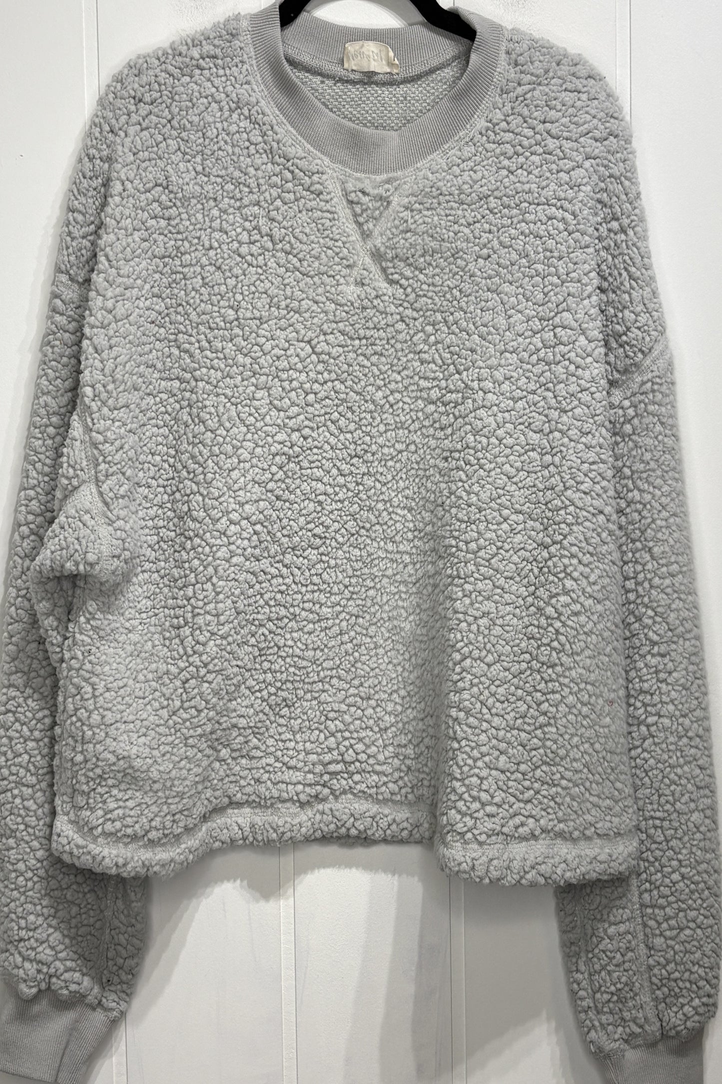 New In Pullover Sherpa Sweater