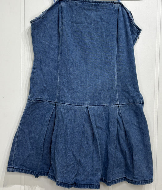 Strapless Denim Mini Dress
