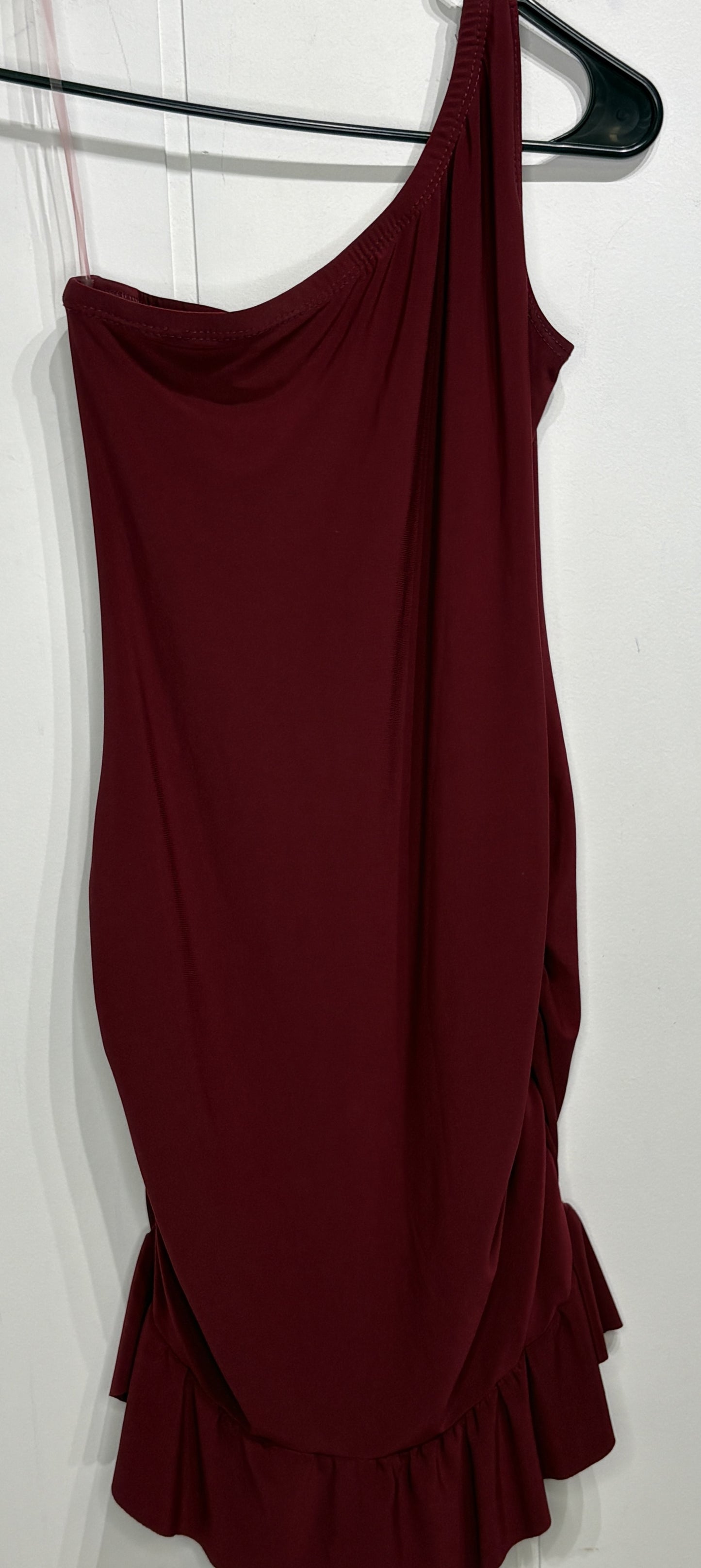 Cheryl One Strap Ruffle Dress